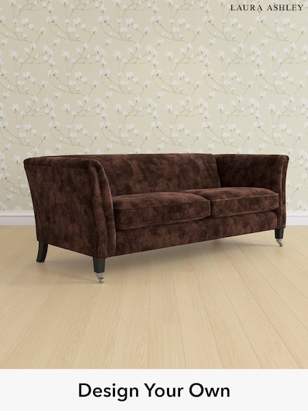 Kingsley Velvet/Chestnut Brown Chatsworth By Laura Ashley (E21936) | £1,450
