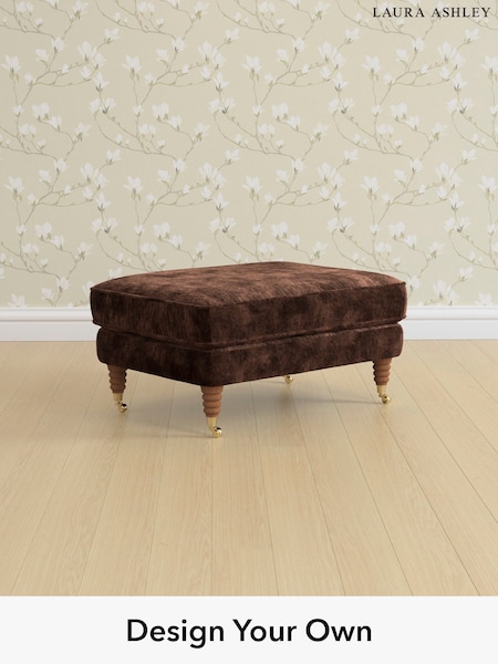 Kingsley Velvet/Chestnut Brown Havering By Laura Ashley (E21946) | £575