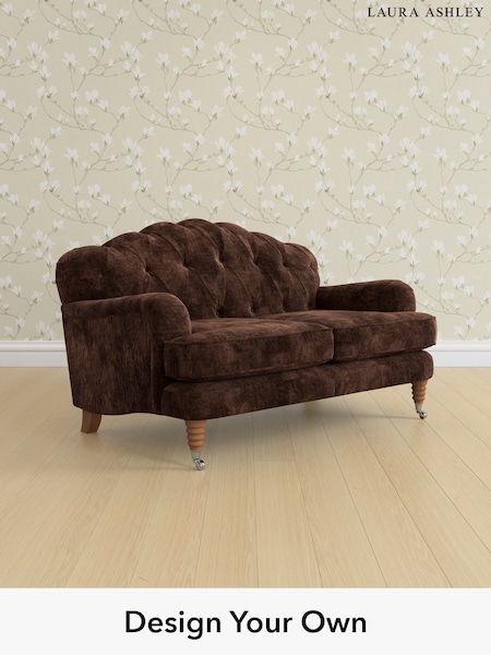 Kingsley Velvet/Chestnut Brown Havering By Laura Ashley (E21946) | £1,450