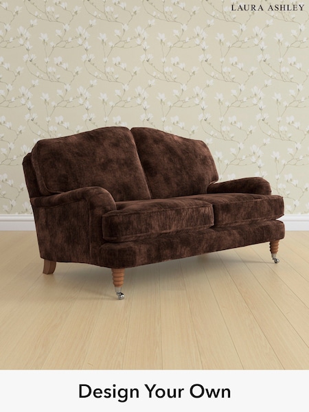 Kingsley Velvet/Chestnut Brown Lynden By Laura Ashley (E21947) | £1,250
