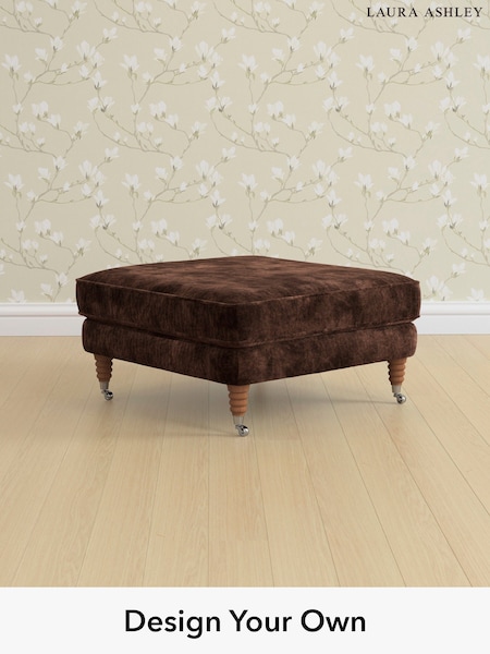 Kingsley Velvet/Chestnut Brown Lynden By Laura Ashley (E21947) | £675