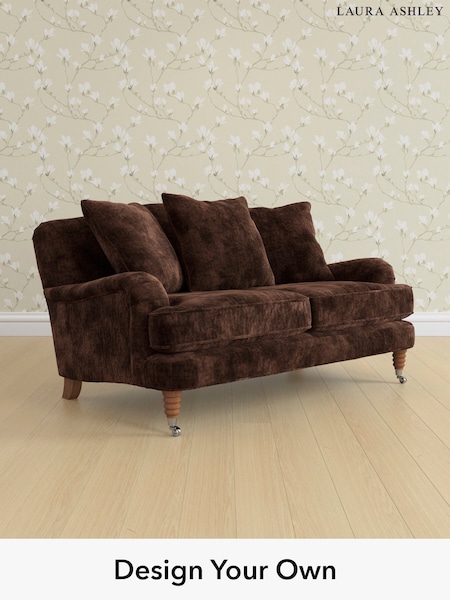 Kingsley Velvet/Chestnut Brown Lynden Scatter Back By Laura Ashley (E21948) | £1,350