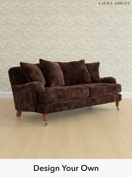 Kingsley Velvet/Chestnut Brown Lynden Scatter Back By Laura Ashley (E21948) | £1,450