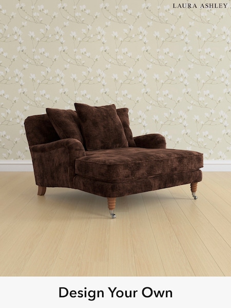 Kingsley Velvet/Chestnut Brown Lynden Scatter Back By Laura Ashley (E21948) | £1,250