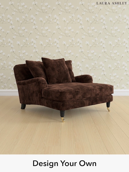 Kingsley Velvet/Chestnut Brown Lynden Scatter Back By Laura Ashley (E21948) | £1,250