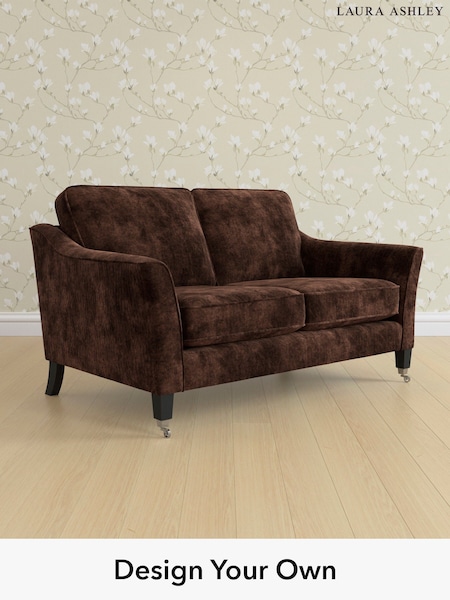 Kingsley Velvet/Chestnut Brown Marford By Laura Ashley (E21949) | £1,150