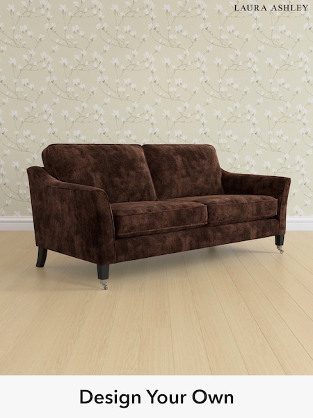 Kingsley Velvet/Chestnut Brown Marford By Laura Ashley (E21949) | £1,350
