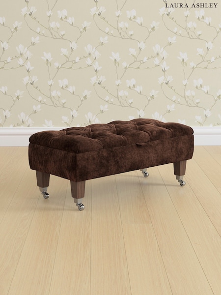 Kingsley Velvet/Chestnut Brown Penarth By Laura Ashley (E21952) | £475