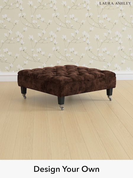 Kingsley Velvet/Chestnut Brown Penarth By Laura Ashley (E21952) | £625