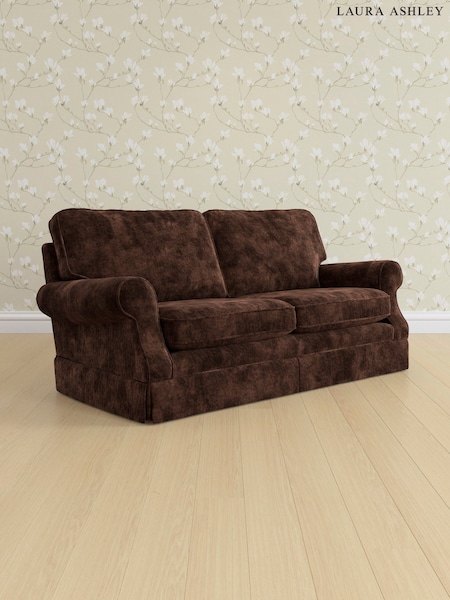 Kingsley Velvet/Chestnut Brown Padstow By Laura Ashley (E21953) | £1,400
