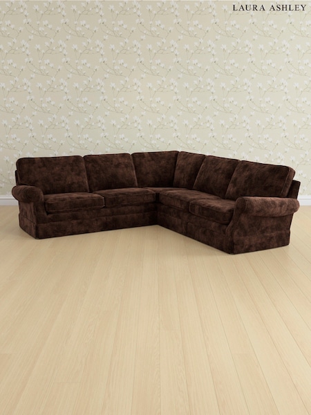 Kingsley Velvet/Chestnut Brown Padstow By Laura Ashley (E21953) | £2,975