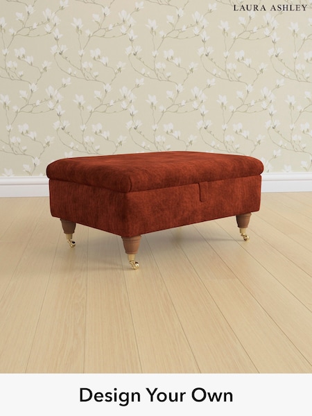 Kingsley Velvet/Terracotta Orange Beaumaris By Laura Ashley (E21956) | £575