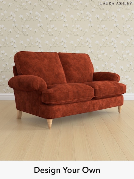 Kingsley Velvet/Terracotta Orange Beaumaris By Laura Ashley (E21956) | £1,300