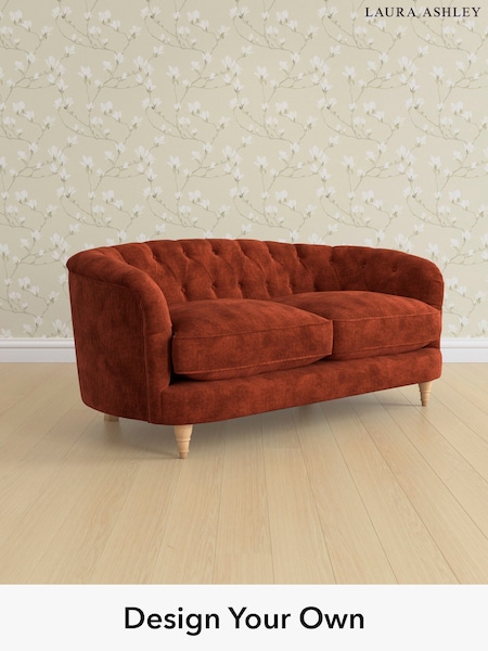 Kingsley Velvet/Terracotta Orange Hathersage By Laura Ashley (E21963) | £1,800