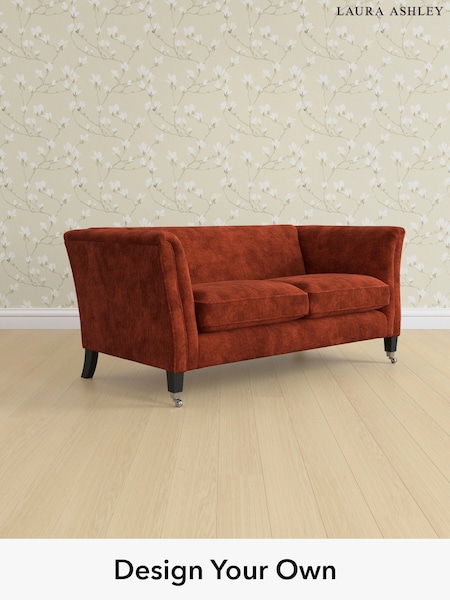 Kingsley Velvet/Terracotta Orange Chatsworth By Laura Ashley (E21965) | £1,250
