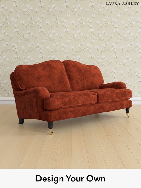 Kingsley Velvet/Terracotta Orange Lynden By Laura Ashley (E21966) | £550 - £2,850