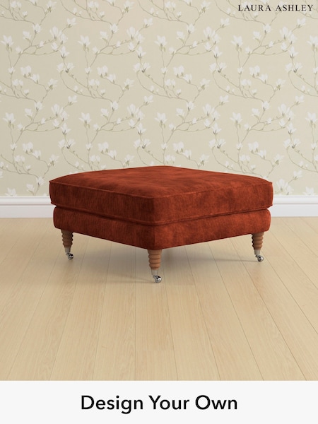 Kingsley Velvet/Terracotta Orange Lynden By Laura Ashley (E21966) | £675