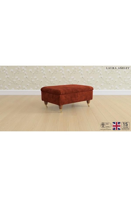 Kingsley Velvet/Terracotta Orange Kingston By Laura Ashley (E21967) | £575