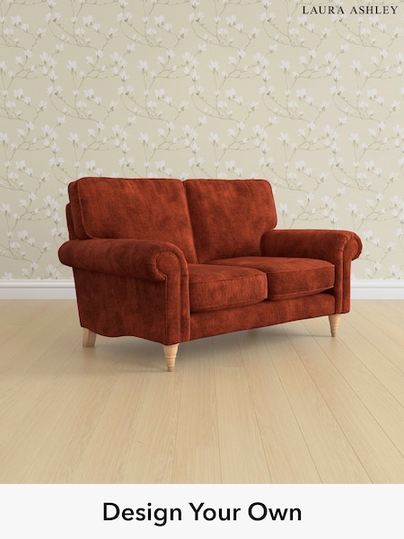 Kingsley Velvet/Terracotta Orange Kingston By Laura Ashley (E21967) | £1,200