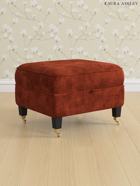 Kingsley Velvet/Terracotta Orange Marford By Laura Ashley (E21968) | £550