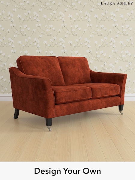 Kingsley Velvet/Terracotta Orange Marford By Laura Ashley (E21968) | £1,150