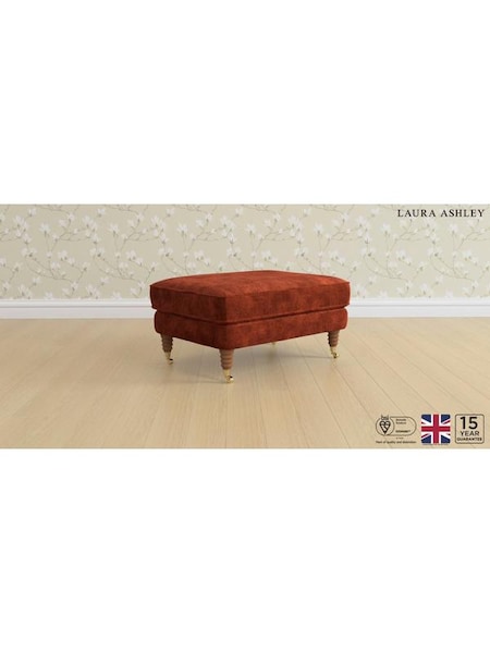 Kingsley Velvet/Terracotta Orange Lynden Scatter Back By Laura Ashley (E21969) | £575