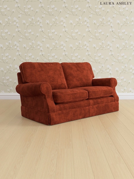Kingsley Velvet/Terracotta Orange Padstow By Laura Ashley (E21972) | £1,300