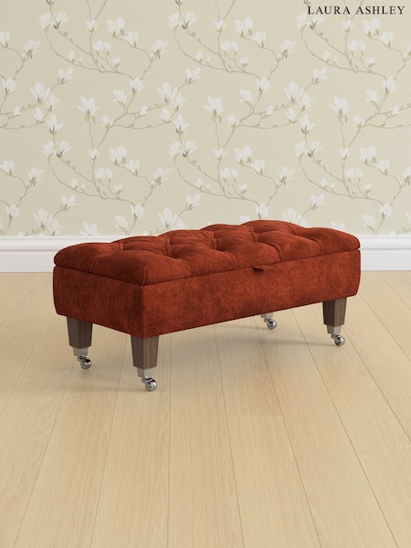 Kingsley Velvet/Terracotta Orange Penarth By Laura Ashley (E21973) | £475