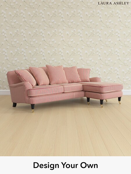 Lyme Regis/Cranberry Red Lynden Scatter Back By Laura Ashley (E21986) | £2,625