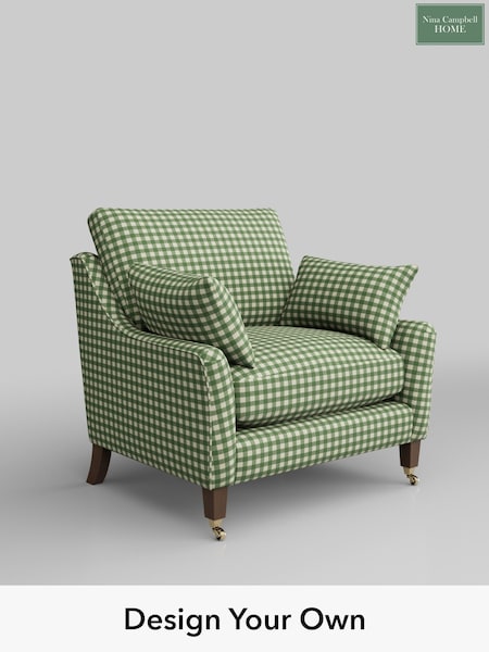 Bracken Gingham Check/Green Oakfield By Nina Campbell (E22003) | £899