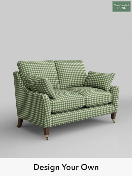 Bracken Gingham Check/Green Oakfield By Nina Campbell (E22003) | £1,125