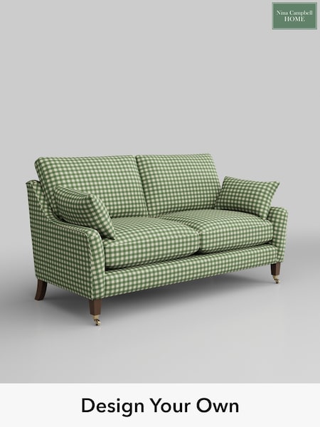 Bracken Gingham Check/Green Oakfield By Nina Campbell (E22003) | £1,325