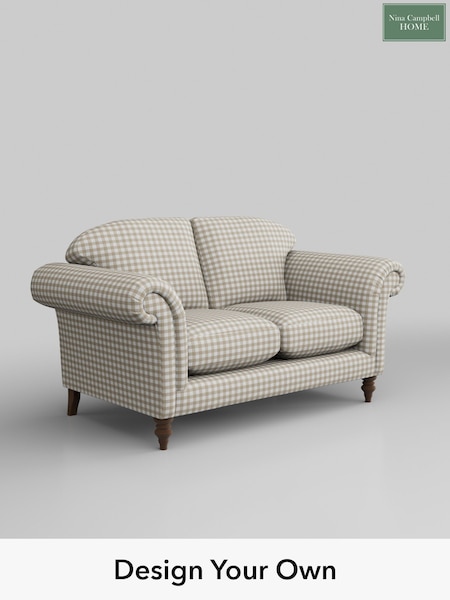 Bracken Gingham Check/Natural Lamont By Nina Campbell (E22004) | £1,299