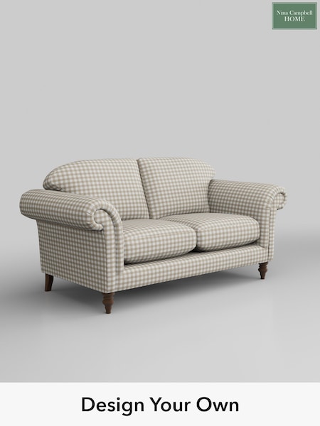 Bracken Gingham Check/Natural Lamont By Nina Campbell (E22004) | £1,399