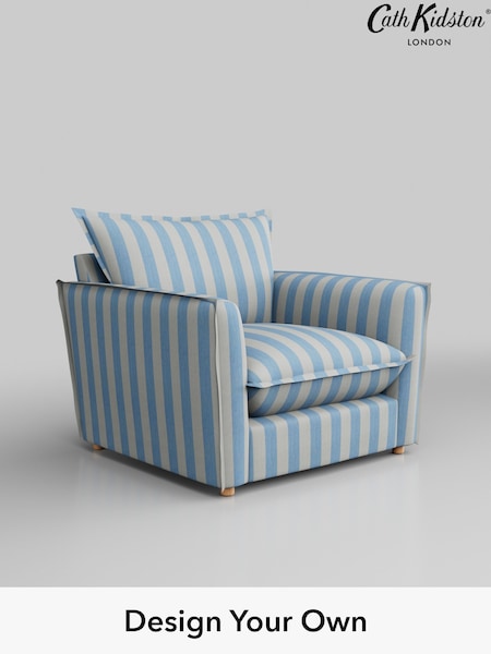 Canopy Stripe/Dreamer Blue Edged By Cath Kidston (E22047) | £1,199