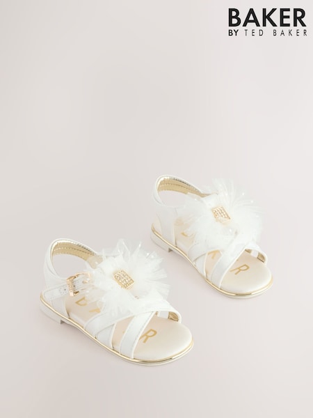 Baker by Ted Baker Girls Occasion Bow Sandals (E22157) | £32