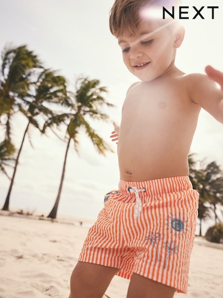 Orange Swim Shorts (3mths-7yrs) (E22246) | £8 - £12