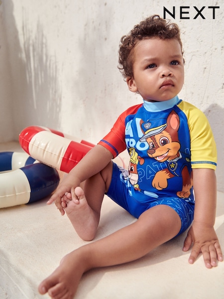 Paw Patrol Sunsafe Swimsuit (3mths-8yrs) (3mths-8yrs) (E22290) | £14 - £18