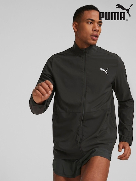 Puma Black Mens Run Favourite Woven Running Jacket (E22497) | £50