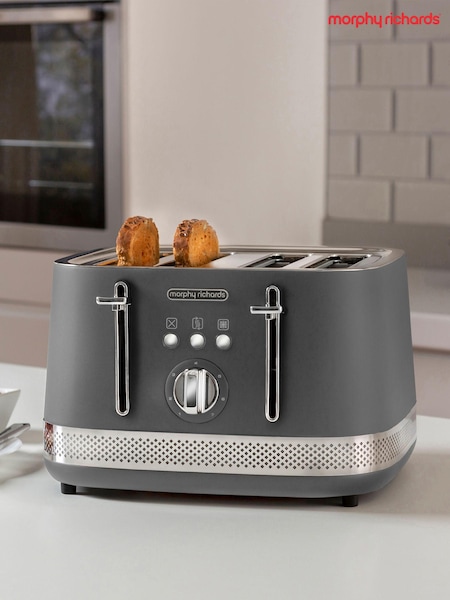 Morphy Richards Silver Illumination 4 Slice Toaster (E22973) | £65
