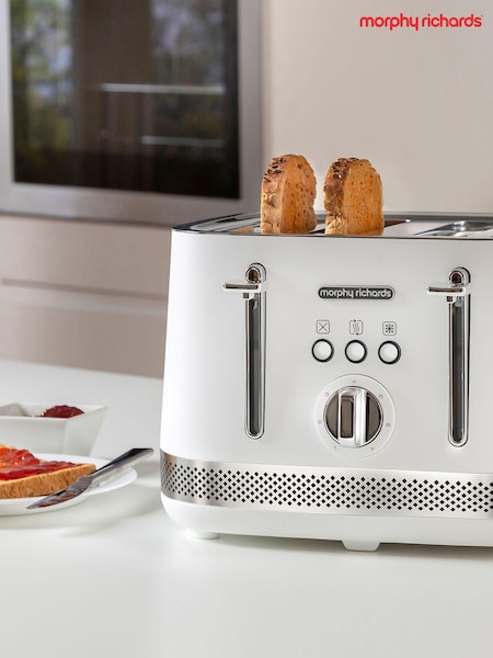 Morphy Richards White Illumination 4 Slice Toaster (E22974) | £65