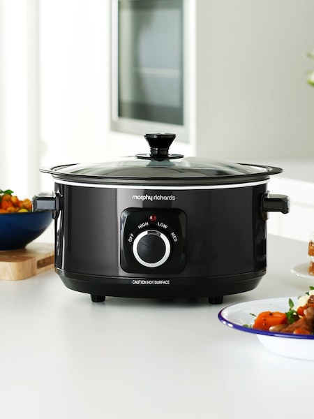 Morphy Richards Black Sear And Stew 3.5L Slow Cooker (E22975) | £45