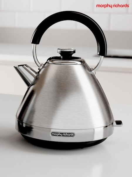 Morphy Richards Brushed Silver Venture Pyramid Kettle (E22977) | £60