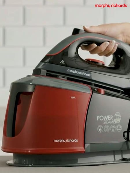 Morphy Richards Red Auto Clean Power Steam Elite Steam Generator Iron (E22997) | £230