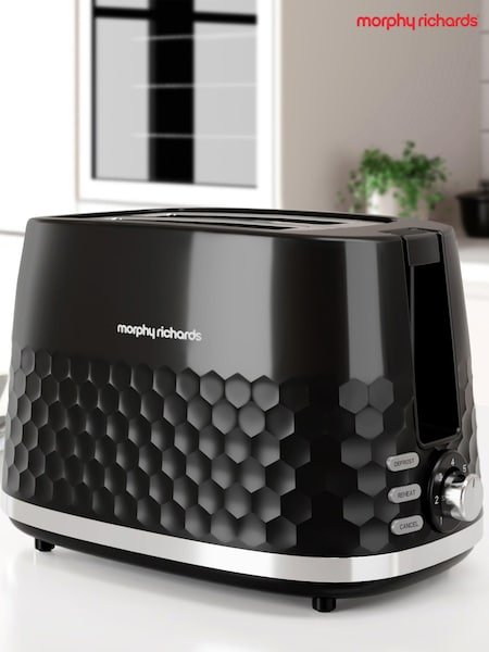 Morphy Richards Black Hive 2 Slice Toaster (E23014) | £35