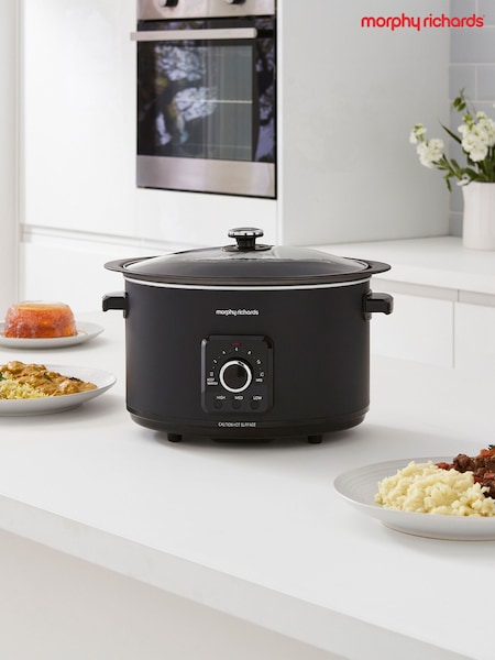 Morphy Richards Black Easy Time 6.5L Slow Cooker (E23253) | £80