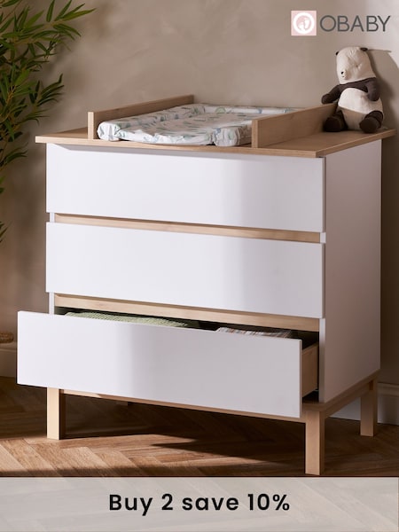 Obaby White Astrid Baby Changing Unit (E23952) | £320