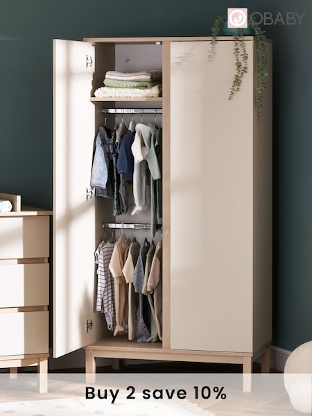 Obaby Astrid Satin Astrid Double Wardrobe (E24039) | £400