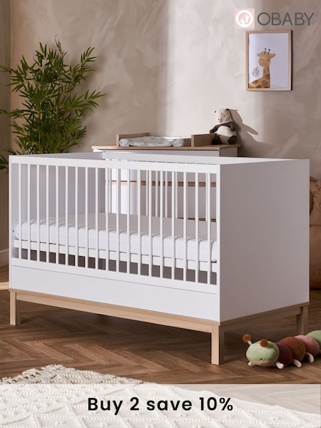 Obaby White Astrid Cot Bed (E24059) | £350