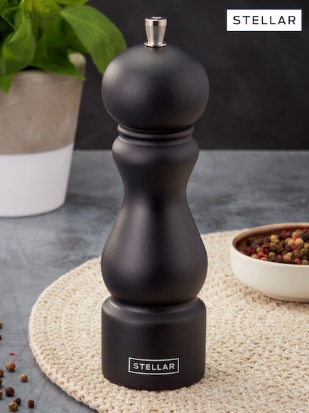 Stellar Black 18cm Pepper Mill (E24079) | £25